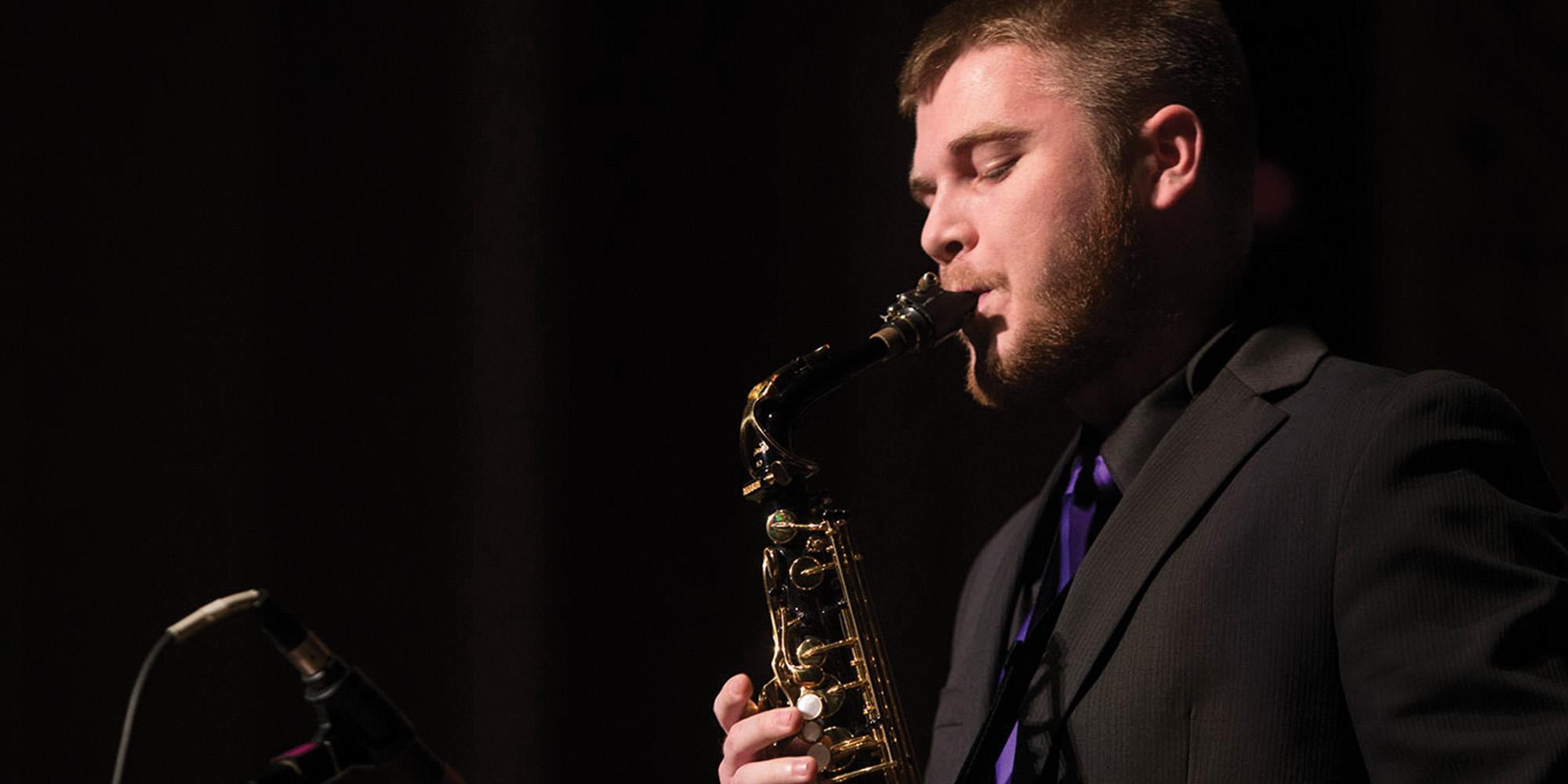 Saxophone Student In Jazz Studies